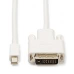 Mini DisplayPort naar DVI kabel | 2 meter | Nedis, Verzenden, Nieuw