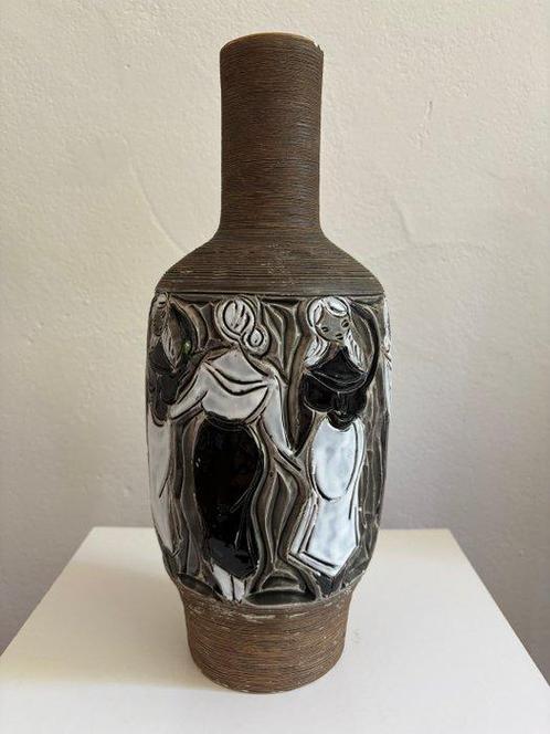 Fratelli Fanciullacci - Vaas - Aardewerk - Sgrafitto, Antiek en Kunst, Antiek | Glas en Kristal