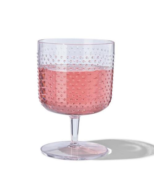 HEMA Wijnglazen 250ml kunststof - 2 stuks, Huis en Inrichting, Keuken | Servies, Nieuw, Verzenden