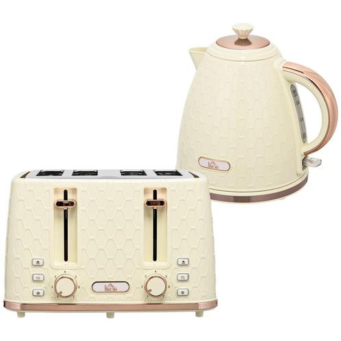TRUUSK Waterkoker Met Broodrooster 1,7L Waterkoker 4 Toastsc, Huis en Inrichting, Keuken | Keukenbenodigdheden, Nieuw, Verzenden