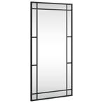 vidaXL Wandspiegel 40x80 Zwart - Retourdeal! - 50% Korting, Huis en Inrichting, Woonaccessoires | Spiegels, Ophalen of Verzenden