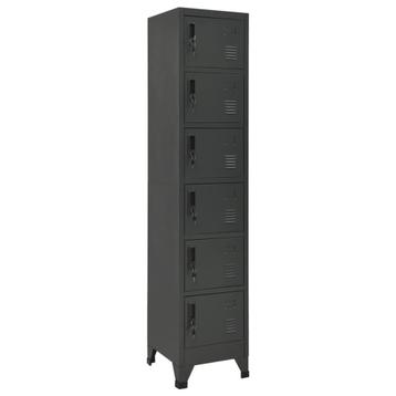 Lockerkast Antraciet - Retourdeal! Kantoor/School -35% beschikbaar voor biedingen