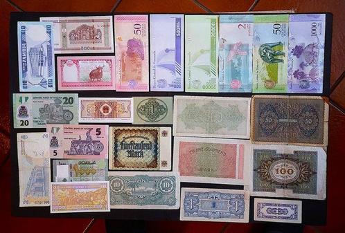 Wereld. - 92 Banknotes - Various Dates (Zonder Minimumprijs), Postzegels en Munten, Munten | Nederland
