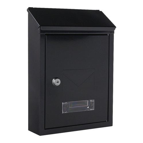 Rottner Brievenbus Udine Zwart grijs, Huis en Inrichting, Woonaccessoires | Overige, Verzenden
