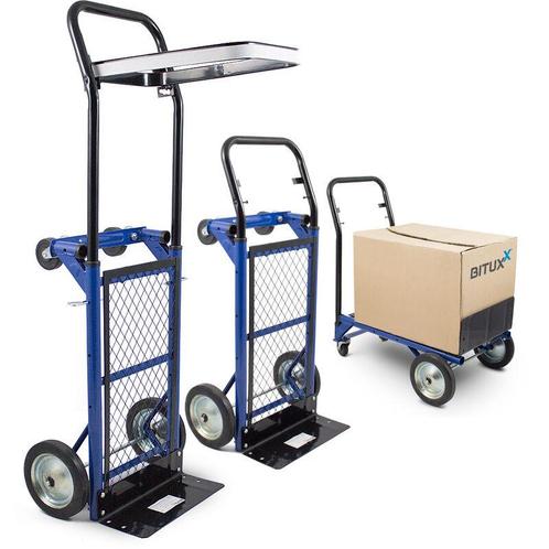 BITUXX - 2-in-1 Steekwagen - Transportwagen - Opvouwbaar - 8, Doe-het-zelf en Verbouw, Transportwagens, Nieuw, Verzenden
