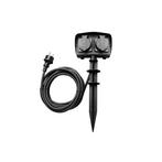 Grondspies met 2x stopcontacten | 1,5 meter kabel, Tuin en Terras, Buitenverlichting, Ophalen of Verzenden, Nieuw, Spots