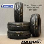 205/55/17 95H Michelin winterbanden 7,2/6,5mm profiel 4X, Auto-onderdelen, Banden en Velgen, Gebruikt, 17 inch, Band(en), Personenwagen