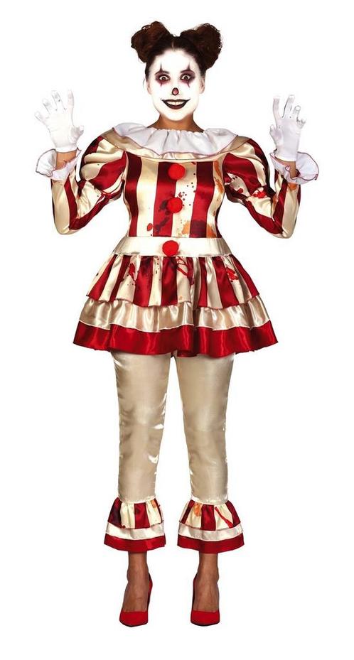 Clown Halloween Kostuum Dames, Hobby en Vrije tijd, Feestartikelen, Nieuw, Verzenden