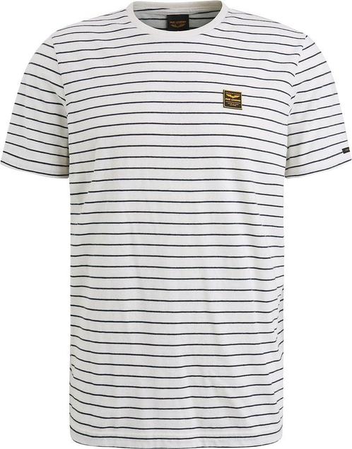 PME Legend Jersey T-Shirt Streep Wit maat XXL Heren, Kleding | Heren, T-shirts, Wit, Nieuw, Overige maten, Verzenden