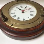 Klok - Hout, Messing - 1970-1980 - Royal Marine scheepsklok, Antiek en Kunst, Curiosa en Brocante