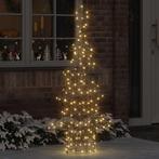 vidaXL Kerstboom met 160 LED Warmwit 150 cm Rattan, Diversen, Kerst, Verzenden, Nieuw