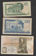Wereld. - 5, 10 and 50 Pounds - Various Dates (Zonder