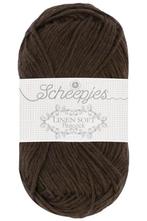 Scheepjes Linen Soft - 601 donkerbruin - Linnen/Katoen Gar, Ophalen of Verzenden, Nieuw