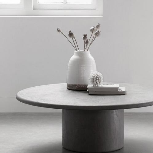 *WOONWINKEL* DTP Home Scala Silo Ronde Salontafel Beton Mort, Huis en Inrichting, Tafels | Salontafels, Nieuw, Verzenden