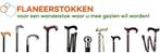 Wandelstok van aluminium / hout / carbon / opvouwbaar -NIEUW
