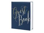 Gastenboek Blauw 24,5cm, Verzenden, Nieuw