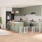 vidaXL Hondenhek inklapbaar met deur 12 panelen 600cm, Dieren en Toebehoren, Verzenden, Nieuw