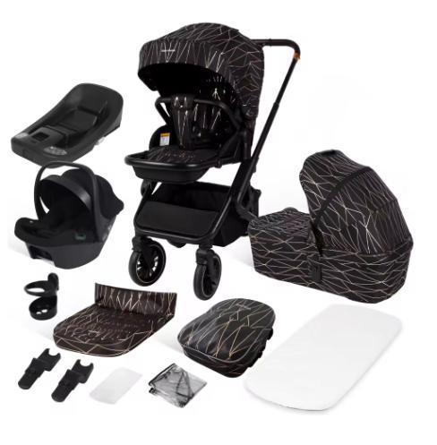 4-in-1 Kinderwagen met Autostoeltje en ISOFIX Reissysteem, Kinderen en Baby's, Kinderwagens en Combinaties, Nieuw, Verzenden