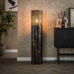 *WOONWINKEL* Ronde Vloerlamp Zwartbruin Metaal 120 Cm, Huis en Inrichting, Lampen | Vloerlampen, Verzenden, Nieuw