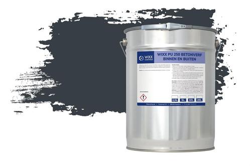 Wixx PU 250 Betonverf Buiten en Binnen RAL 7016 |, Doe-het-zelf en Verbouw, Verf, Beits en Lak, Verf, Grijs, Nieuw, 15 tot 20 liter