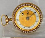 Schweiz - 18K Spindelschmuckuhr - Perlenringe -, Nieuw
