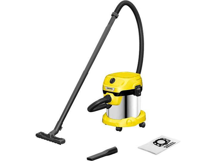 Karcher -  WD 2 Plus S V-15/4/18 Stofzuiger Zonder Zak, Witgoed en Apparatuur, Stofzuigers, Minder dan 1200 watt, Reservoir, Nieuw