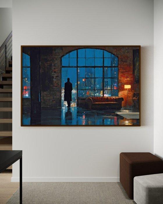 BJarco (1988) - Silence Before Dawn · XXL, Antiek en Kunst, Kunst | Designobjecten