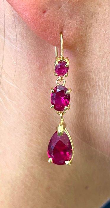Zonder Minimumprijs - Oorbellen - 9 kt. Geel goud, Zilver, Sieraden, Tassen en Uiterlijk, Oorbellen
