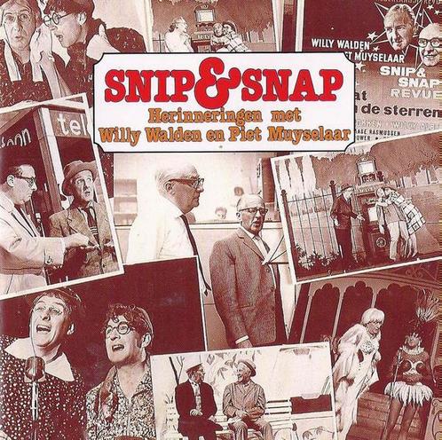 cd - Snip &amp; Snap - Herinneringen Met Willy Walden En..., Cd's en Dvd's, Cd's | Overige Cd's, Zo goed als nieuw, Verzenden