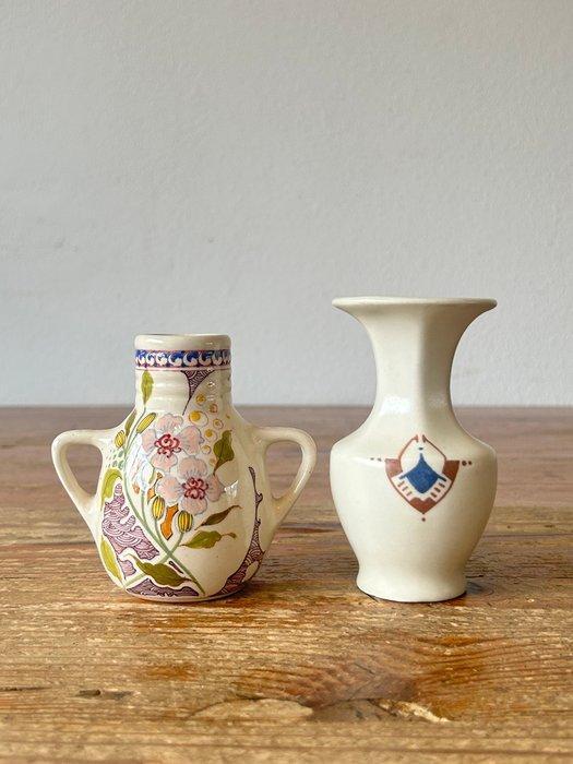 De Distel - Bert Nienhuis - Vaas (2) - Aardewerk - Design, Antiek en Kunst, Antiek | Glas en Kristal