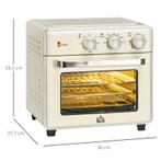 TRUUSK Mini-oven 20L - 1400W - 5-in-1 Functies - 1 Bakrek -, Verzenden, Nieuw