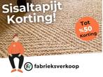 Tot 50% korting op natuurtapijt OP=OP in Genemuiden, Huis en Inrichting, Ophalen, Vierkant, Blauw, 200 cm of meer