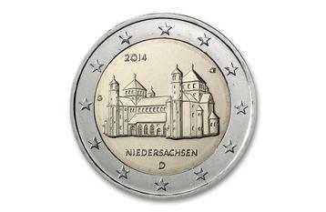 2 euro Niedersachsen Michaeliskerk 2014 - Duitsland