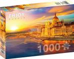Hungarian Parliament at Sunset - Budapest Puzzel (1000, Verzenden, Nieuw