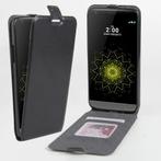 Luxe PU Lederen Soft Case Hand Flip Cover iPhone 7 - Zwart, Telecommunicatie, Mobiele telefoons | Sony, Nieuw, Verzenden