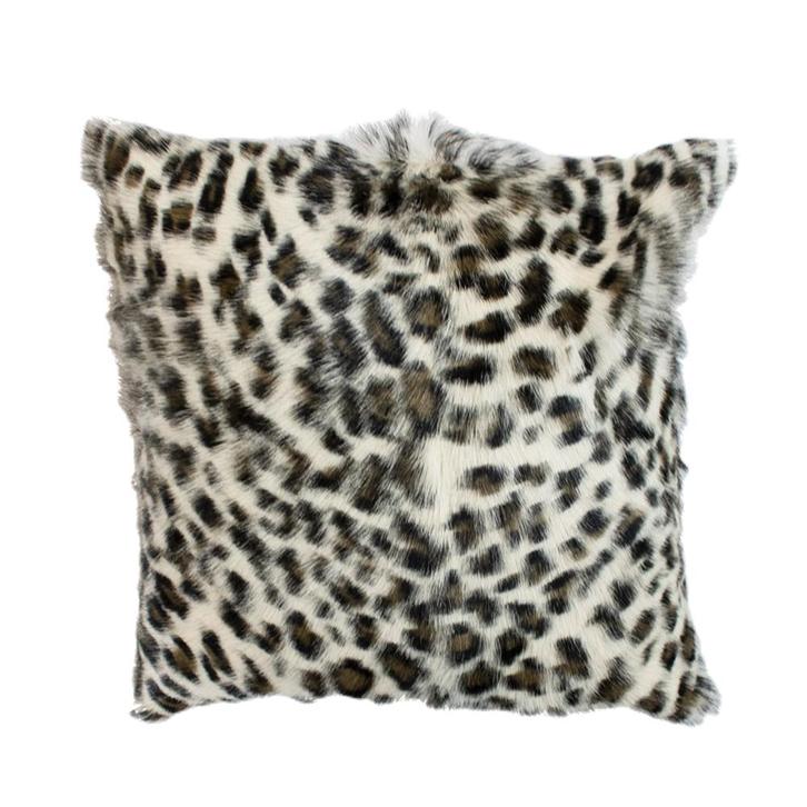 kussen geit luipaard bruin 40x40cm, Huis en Inrichting, Woonaccessoires | Overige, Verzenden