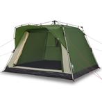 Kampeertent 4-persoons snelontgrendeling groen (Partytenten), Caravans en Kamperen, Kampeeraccessoires, Verzenden, Nieuw