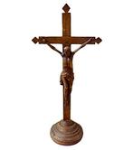 Antiek Crucifix - Fruitier - 1800-1850 - Jezus aan het kruis