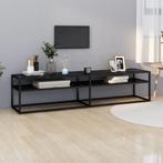vidaXL Tv-meubel 180x40x40,5 cm gehard glas, Verzenden, 150 tot 200 cm, Nieuw, Glas