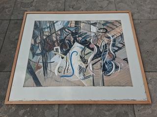 Schilderij Postmodern, Henk Heideveld, 1991 beschikbaar voor biedingen