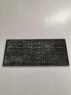 Targa metallica vintage - Reclamebord - Metaal