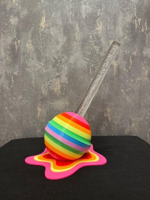 KIRAS - KIRASLOLLY - LOLLIPOP GRANDE DA TAVOLO ARCOBALENO -, Antiek en Kunst, Kunst | Designobjecten