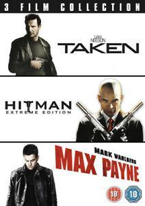 Taken/Hitman/Max Payne DVD (2011) Liam Neeson, Morel (DIR), Cd's en Dvd's, Dvd's | Overige Dvd's, Zo goed als nieuw, Verzenden
