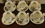 Royal Albert - Koffieservies voor 6 (6) - Mayflower -, Antiek en Kunst
