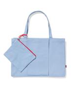 HEMA Strandtas lichtblauw, Sieraden, Tassen en Uiterlijk, Tassen | Damestassen, Verzenden, Nieuw