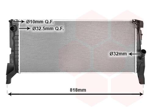 RADIATOR VOOR BMW 2 AT/GT F45/46 2013-2021 17117617637, Auto-onderdelen, Airco en Verwarming, Nieuw, Ophalen of Verzenden
