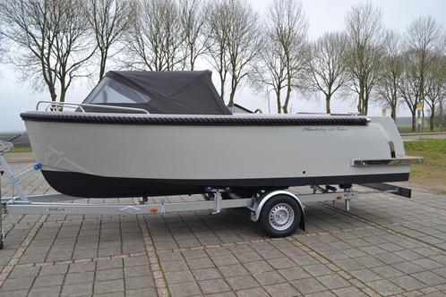 Oldambtsloep 635 Tender, Watersport en Boten, Sloepen, Buitenboordmotor, 50 tot 70 pk, 6 meter of meer, Benzine, Nieuw, Polyester