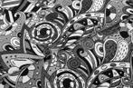 5.00 x 1.40 METER !!! Gobelin-stof in abstracte kunst met