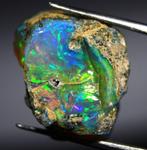 Ct. 19.20 Ethiopian Opal Ruw - Hoogte: 20 mm - Breedte: 16, Verzamelen, Mineralen en Fossielen