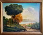 Hippolyte Ribbrol (1839-1922) - Paesaggio con pecore - NO, Antiek en Kunst